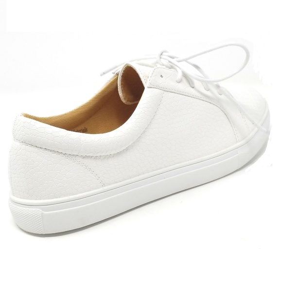 Women's Laced Walking Shoes, SN-2806, White - Picture 4 of 6